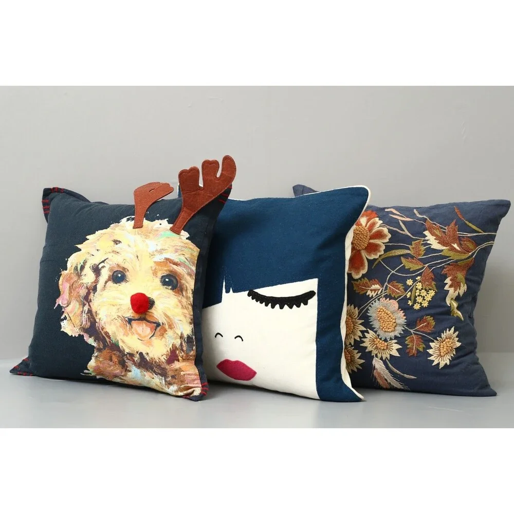 1 PCS Animal Cushion Cover Square Throw Pillow Case Sofa Home Decor 278424